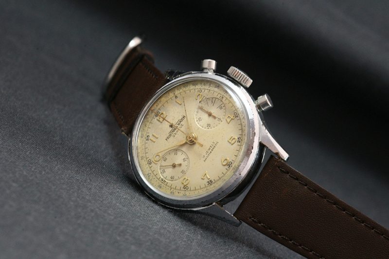 1950’s PRINTANIA Watch Co. Genève (Swiss) Vintage Dress Chronograph ...