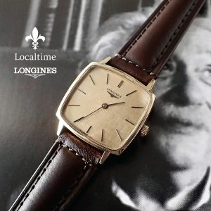 1976 LONGINES Swiss Ref. 4142 Flagship Collection Linen Dial