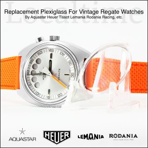 Replacement Plexi Glass For Vintage Regate Watches By Aquastar