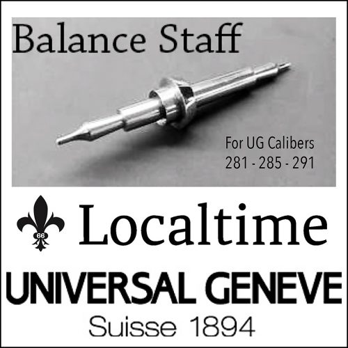 Balance staff Unruhwelle Asse bilanciere Axe de balancier GRUEN 330 NOS 