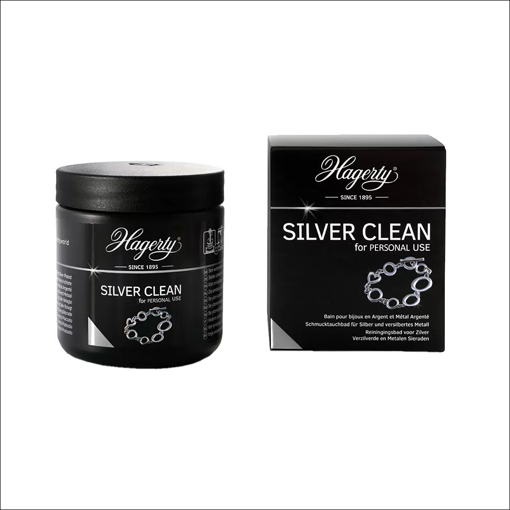 HAGERTY (Swiss) Silver Clean (Dip – Rinse – Dry) For Silver And  Silver-Plated Jewellery – 170ml – Localtime Watches, Straps & Accessories